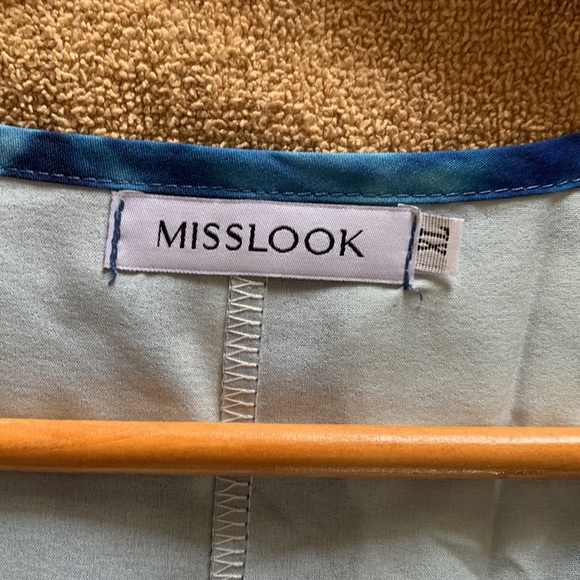 NWOT. Multi blue coloured dress - Picture 3 of 3